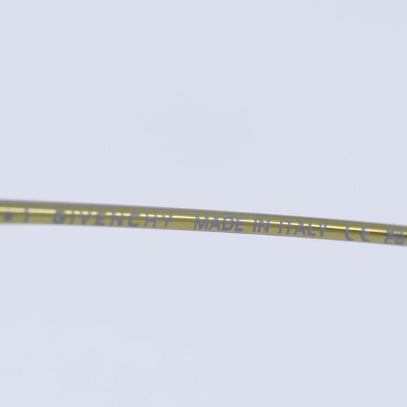 Givenchy GV40066U 39C Sunglasses Yellow Geometric Frame, Smoke Mirror Lenses - Picture 9 of 10